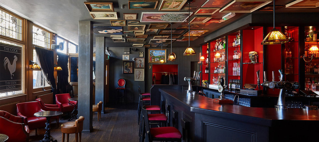 The Cock Tavern interior